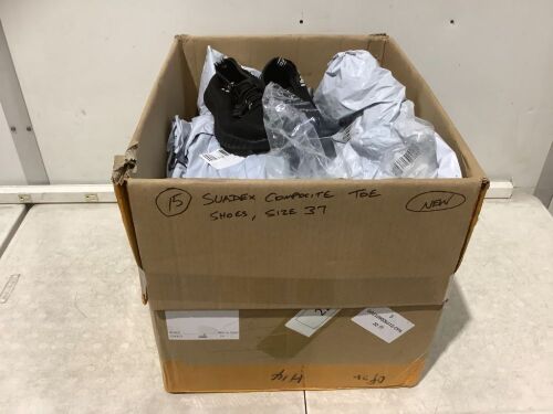 Lot of (15) Suadex Composite Toe Shoes, Size 37  - Lot 613