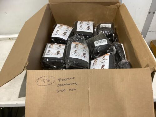 Lot of (33) Posture Correctors, Medium - Lot 632