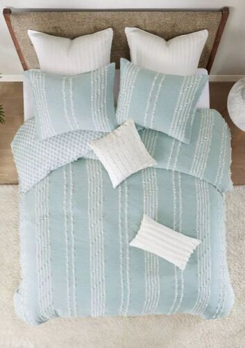 Ink+Ivy Kara Cotton Jacquard Comforter Mini Set, Full/Queen  - Lot 651