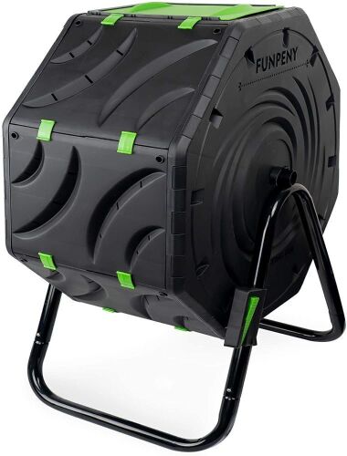 FUNPENY Small Tumbling Compost Bin for Outdoors - Lot 682