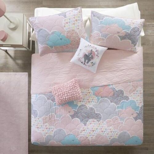 Urban Habitat Cloud Cotton Reversible Coverlet Set, Twin  - Lot 768