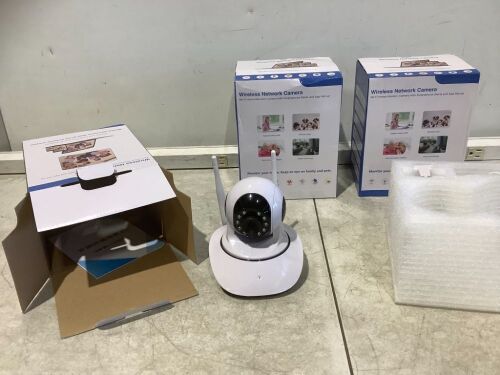 Lot of (3) Wi-Fi Home Security Camera with Smartphone Alerts - Lot 869