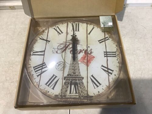 15" Paris Wall Clock  - Lot 901