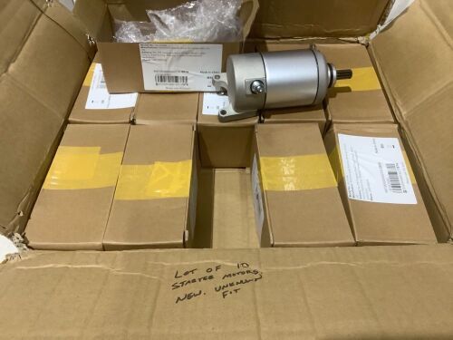 Lot of (10) Starter Motors - Unknown Fit - Lot 921