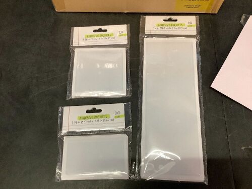 Bullseye's Playground Case of Label/Adhesive Pockets