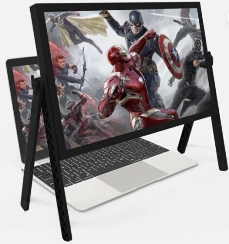 21" Screen Magnifier for Laptop, 3D HD Screen Magnifying Adj. Angle Design