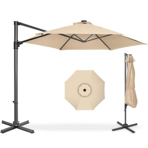 360 Rotating Cantilever Offset Patio Umbrella - 10ft