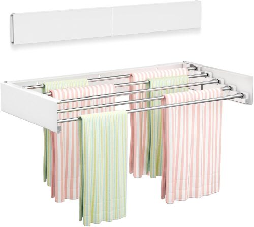 Vikaqi Wall Mounted Clothes Drying Rack