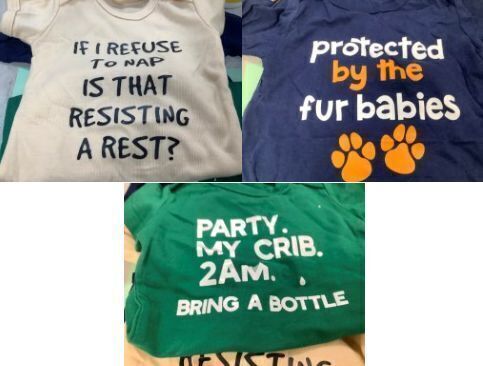 3 Pack of Infant Onesies