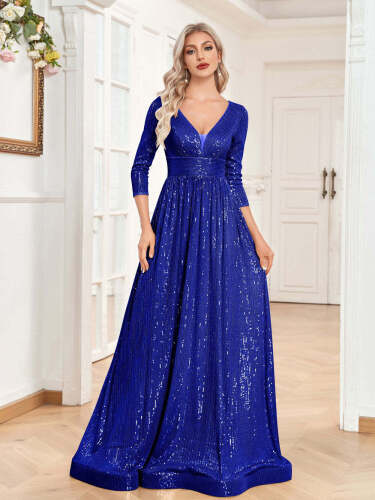 XUIBOL Sequined Maxi Dress