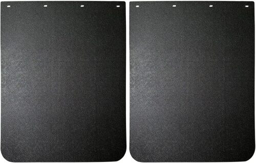 2PCS Universal Heavy Duty Polymer Mudflaps 24x30 Inch, Black Splash Guard Mudflap for Semi Trucks Tractor Trailer