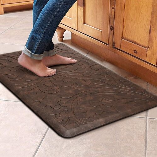 Kitchen Mat Cushioned Anti-Fatigue Comfort Standing Mat Rug for Home,Office Waterproof Non-Slip Ergonomic Comfort Rug for Sink,Laundry,Desk