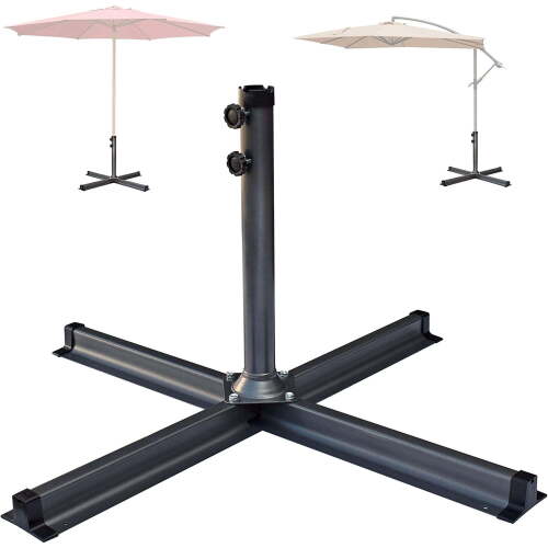Heavy Duty Outdoor Universal Cross Brace Stand Kit,Market Umbrella Base Stand for Patio Umbrella