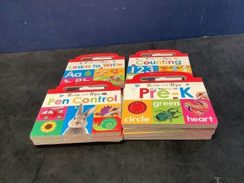 9 Scholastic Early Learners Write-and-Wipe