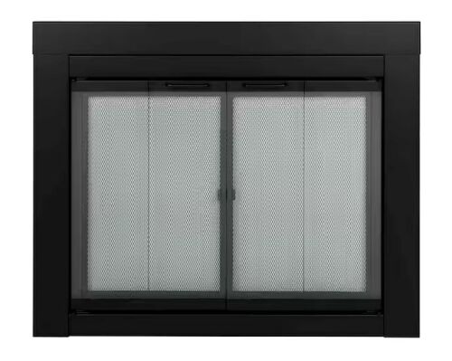 Pleasant Hearth Ascot Medium Glass Fireplace Doors