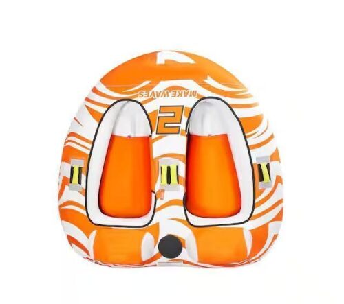 VEVOR Inflatable Towable Tube for Boating 2 Person, 340 lbs.