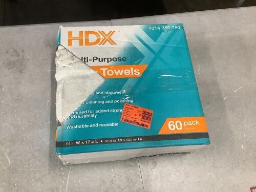 HDX 14 in. x 17 in. Multi-Purpose Terry Towel (60-Pack)