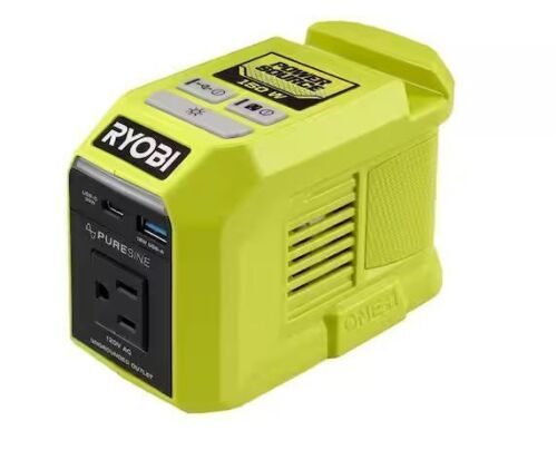 RYOBI ONE Plus 18V 150-Watt Portable Battery Inverter Power Source (Tool Only)