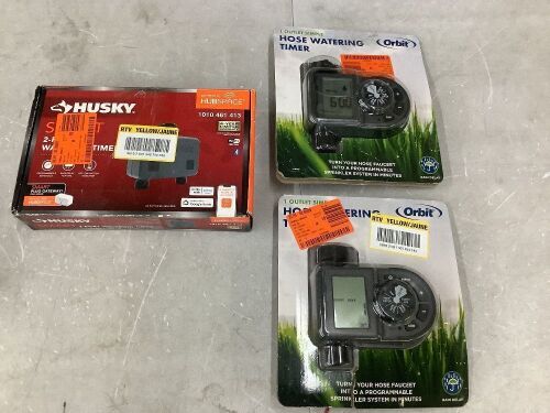 Lot of (3) Hose Timers