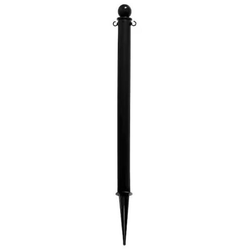 Lot of (4) Mr. Chain 3 in. Black Heavy-Duty Ground Pole