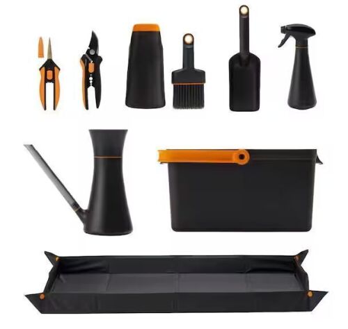Fiskars Indoor Garden 8-Piece Garden Tool Set