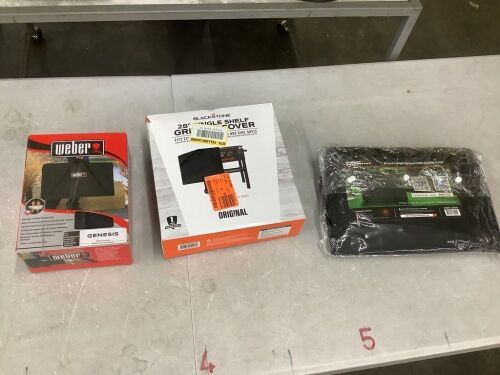 Lot of (3) Grill Covers