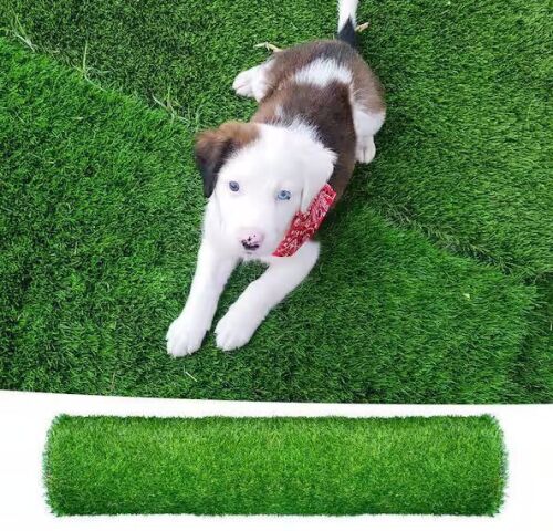 3.3 ft. x 10 ft. Artificial Grass with Drainage Holes (2-Pack)