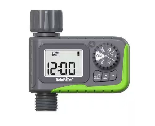 Lot of (2) RainPoint 1-Zone Digital Hose Timer