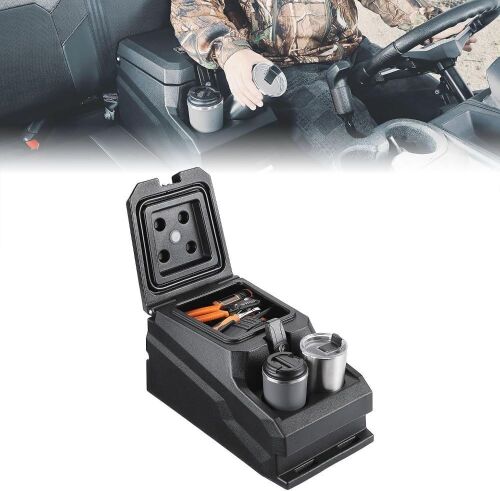 Kemimoto UTV Bench Seat Center Console Box