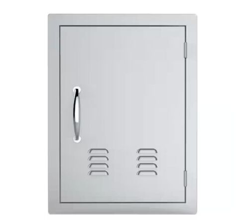 Sunstone Classic Series 17 in. x 24 in. 304 Stainless Steel Vertical Access Door with Vents