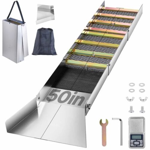 VEVOR 50" Folding Aluminum Alloy Sluice Box