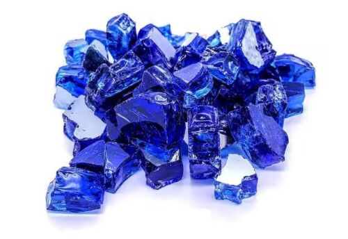 Element Fire Glass 1/2 in. Cobalt Blue Reflective Fire Glass 10 lbs.