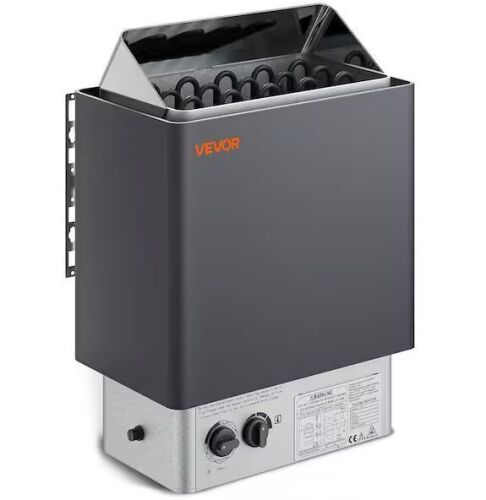 Sauna Heater 9KW 220-Volt Electric Sauna Stove 3h Timer Steam Bath Sauna Heater with Built-In Controls