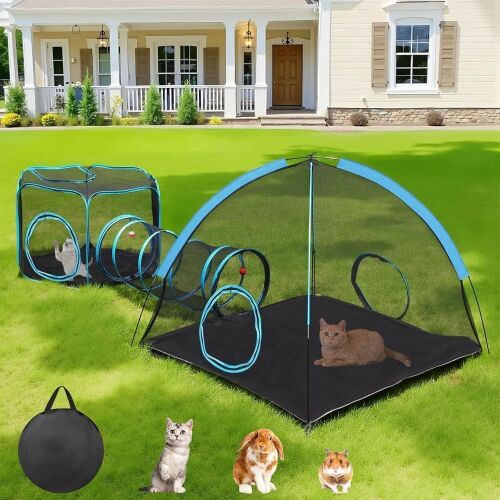 Tivray 3-in-1 Outdoor Cat Enclosure
