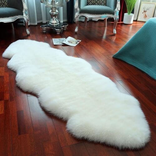 LLB Genuine Sheepskin Rug, 2' x 6'