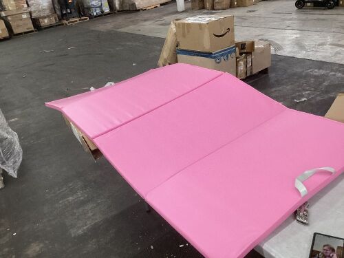 Pink Folding Gym Mat