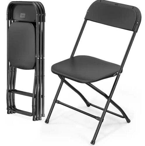 Portable Plastic Folding Chair, 4PCS