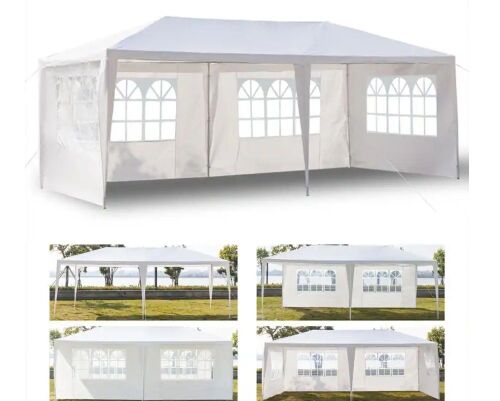 10x20 Outdoor Canopy Tent with 4 Removable Sidewalls