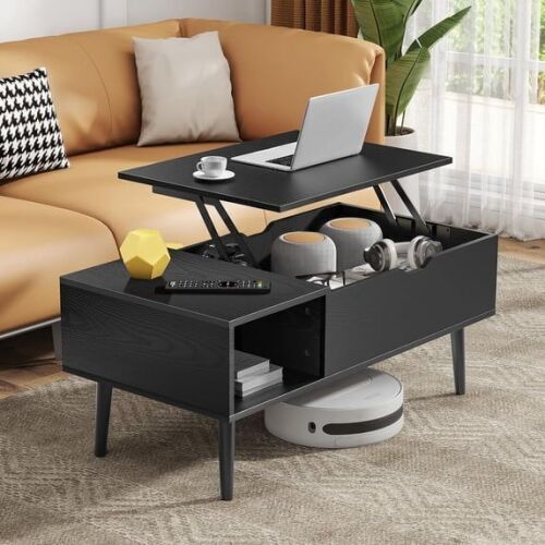 Lift Top Coffee Table, Black
