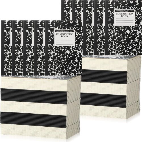 A5 Composition Notebook Bulk College Ruled, 150pc