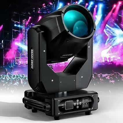 Moving Head Light 280W 17 Gobos 15 Colors DMX512 Prism Rainbow Effect