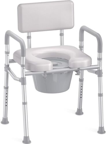Homland Bedside Commode with Padded Seat