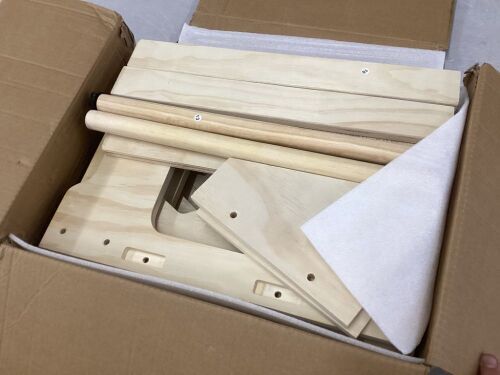 Wooden Multifunctional Kitchen Step Stool - Loose Hardware