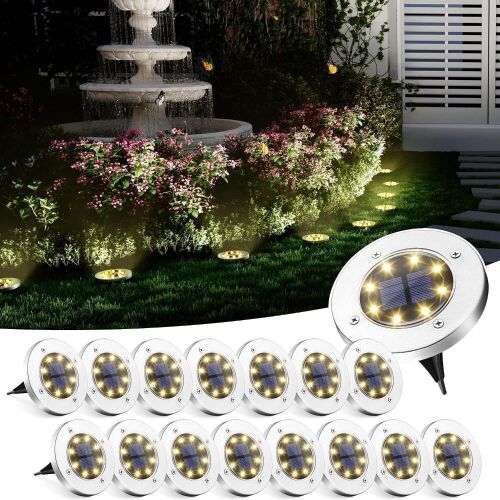 Solar Ground Lights, 16 pc