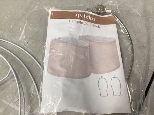 Linen Drum Lamp Shades, 2 pack