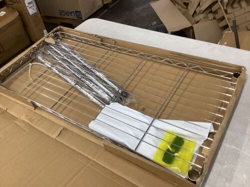 1 Tier Wire Shelving Unit