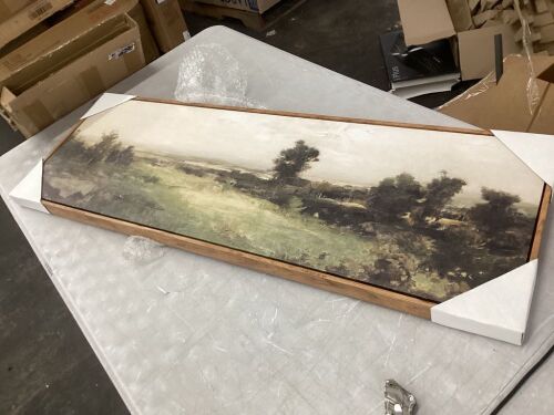 Framed Wall Art, 40" x 14"