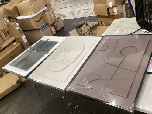 Abstract Wall Art, 3 Piece
