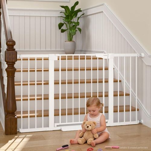 Cumbor 30-54" Extra Wide Baby Gate, Auto Close