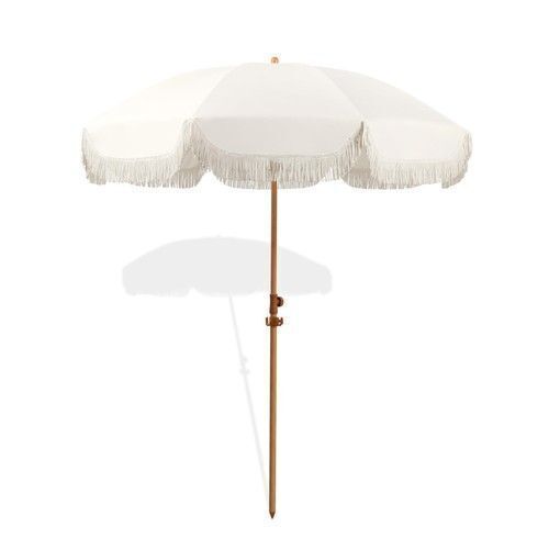 6.5' Beach Umbrella with Fringe